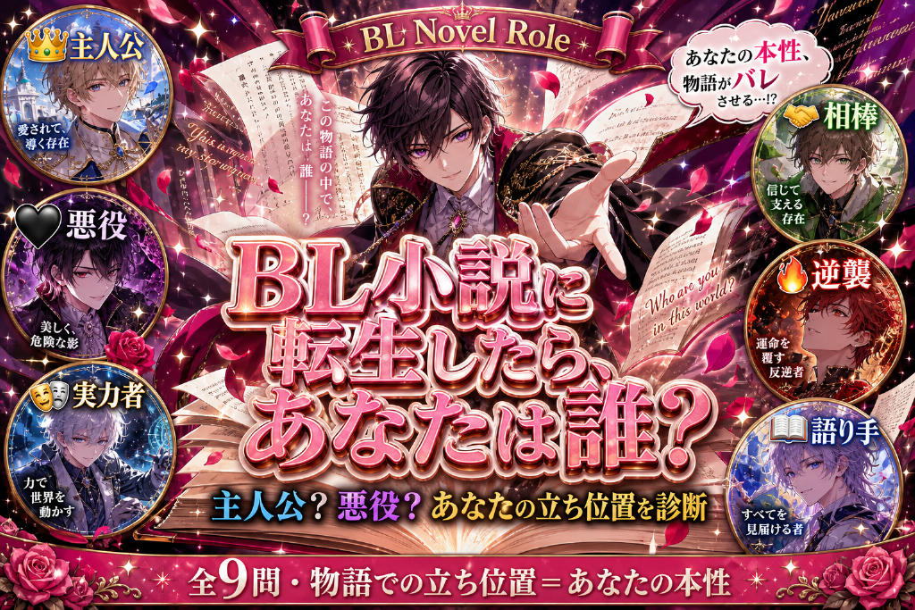BL小説に転生したらあなたは誰診断