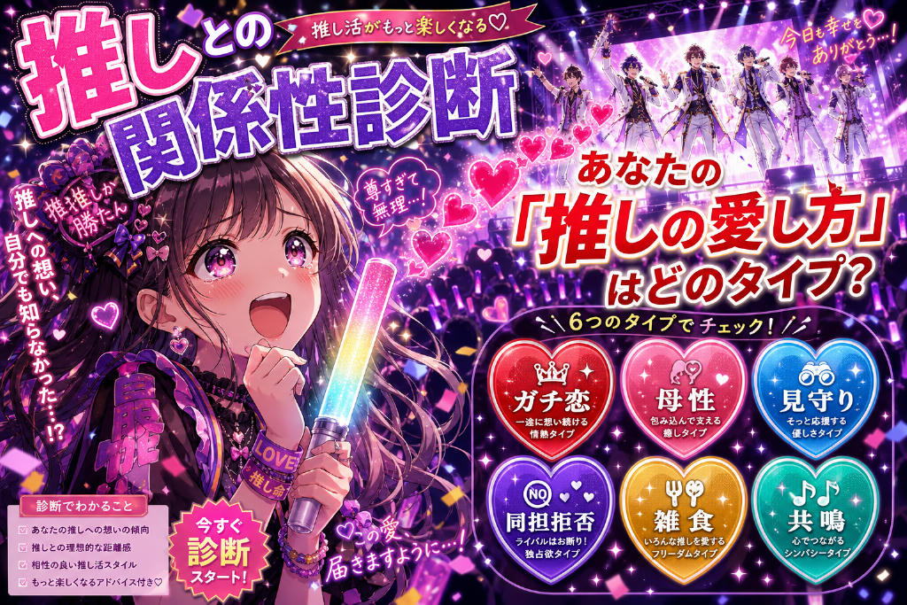 推しとの関係性診断