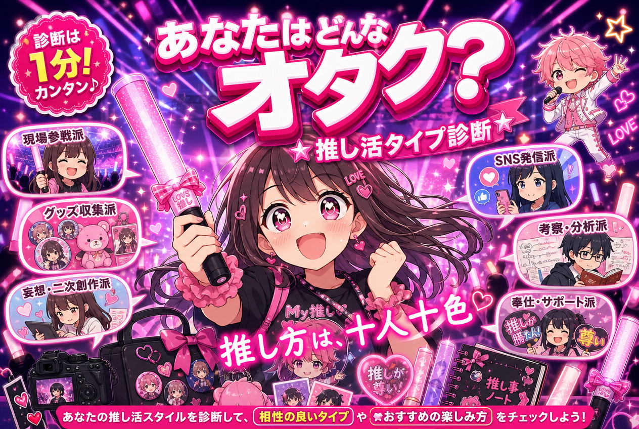 あなたはどんなオタクタイプ診断